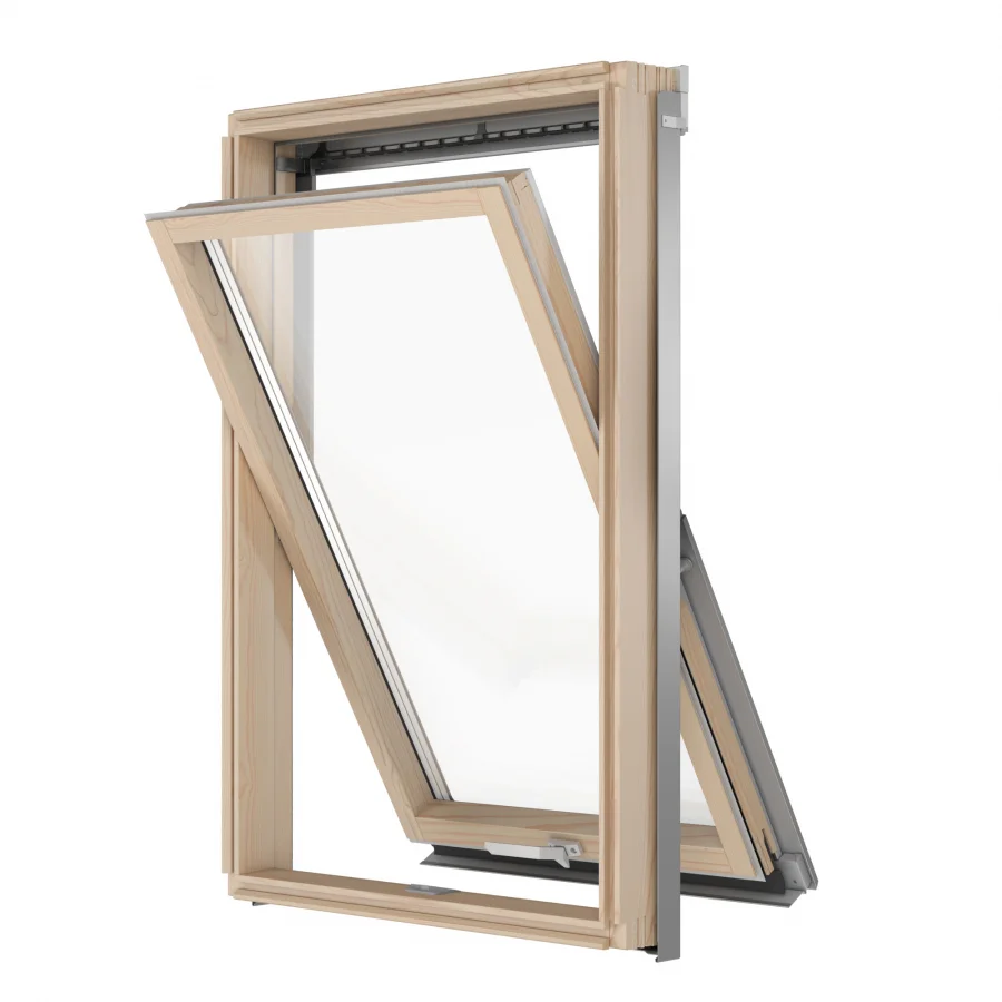 Мансардное окно двухкамерное RoofLite+ Trio от завода производителя Roof