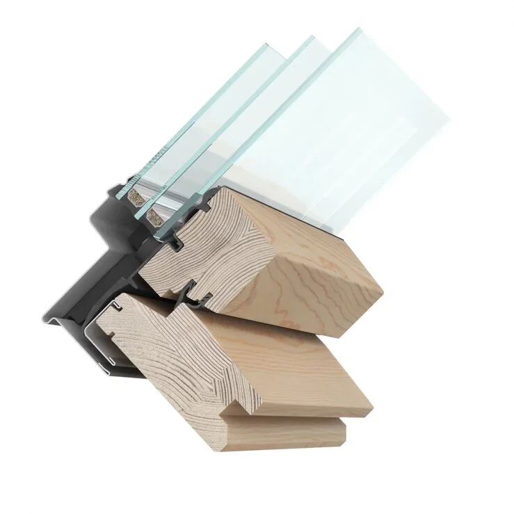 Мансардное окно двухкамерное RoofLite+ Trio от завода производителя Roof